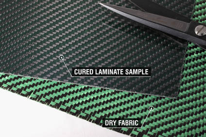 210g Green 2x2 Twill 3k Carbon Fibre Cloth