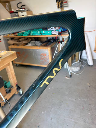 TW Framebuilding – Close-up van het frame