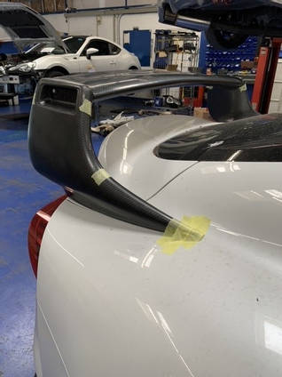 Assembling Toyota Supra Wing Project