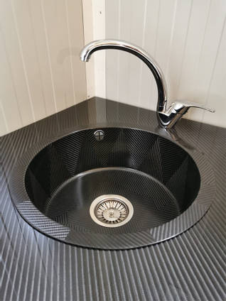 Carbon Fibre Sink by L'Huillier Motorsport Parts