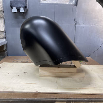 Downhill Skateboarding Helmet Form for Making Mould