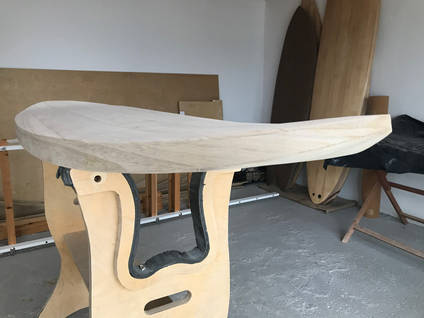 Kima Wooden Surfboards process 2