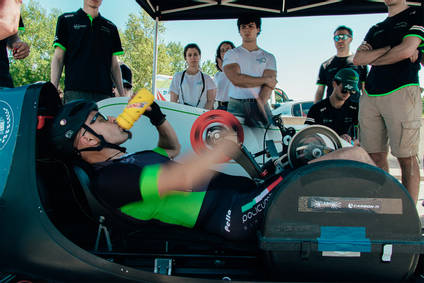 Policumbent 10km World Record Attempt - Diego Colombari preparation