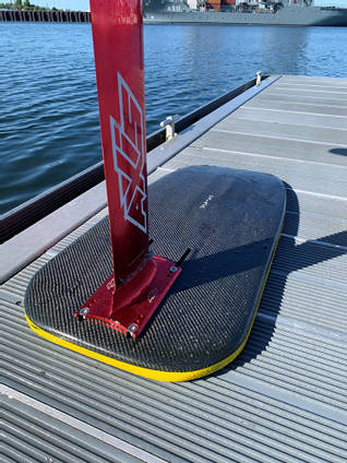 De onderkant van een Pump Foil-board door Lenny F.