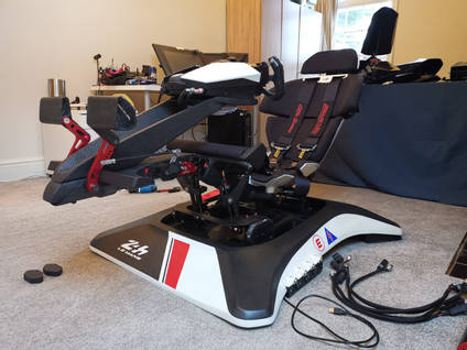 Race Car Gaming Simulator Fabric Seat - SIM Racing