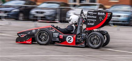 Staffordshire Uni Racing Team - Formula Student Car in Motion