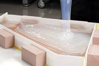 Pouring the Silicone Moulds