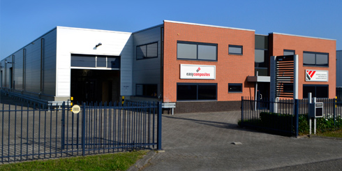 Easy Composites EU distribution centre in Rijen, Netherlands