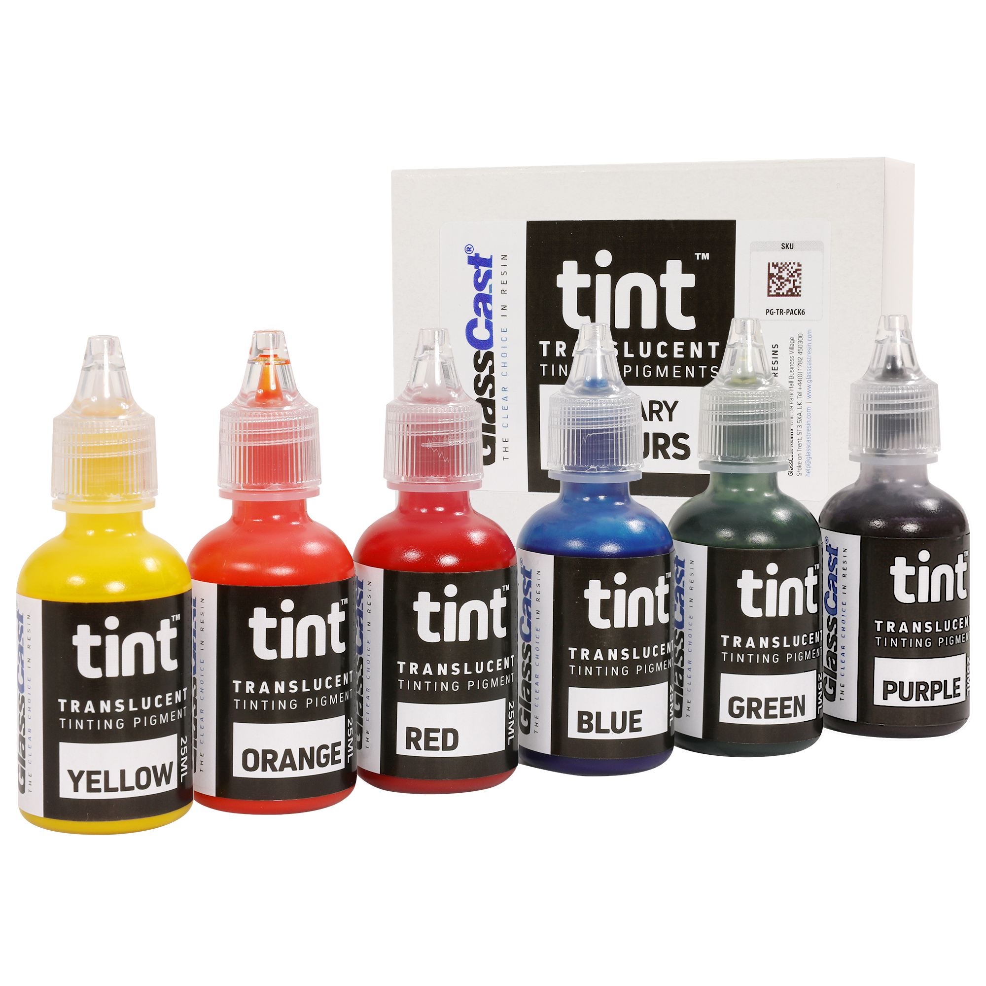Tint Color Pigment For Resin Epoxy, Urethane, and Solvent Acrylics