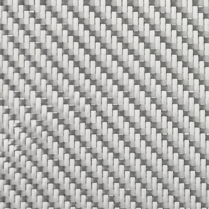 290g 2x2 Twill Alufibre Silver Glass Zoomed