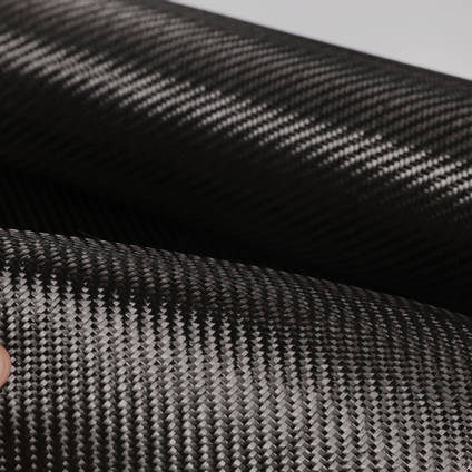 Tissu en véritable fibre de carbone 200 g / m² 3k 1/1 ORDINAIRE