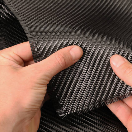 205g 2x2 Twill 3k Carbon Fibre Cloth in Hand Alternative