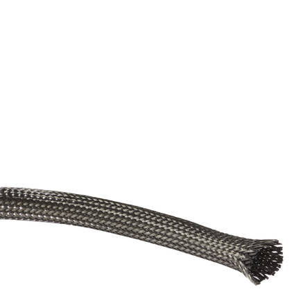 20mm Braided Carbon Fibre Sleeve