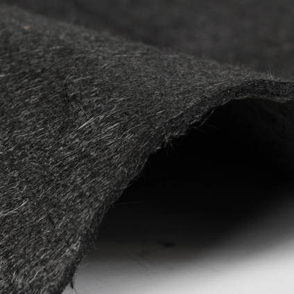 300g Carbon Fibre Non-Woven Mat Closeup Folded