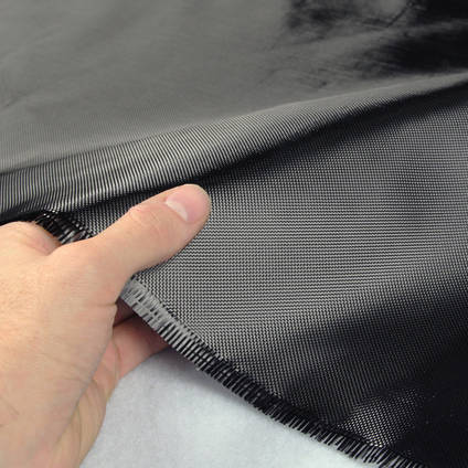 90g Plain Weave 1k Carbon Fibre Cloth In Hand