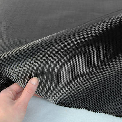 210g Plain Weave 3k Carbon Fibre Cloth In Hand