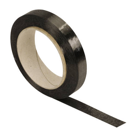 80g Carbon Fibre Spread-Tow Ribbon (15mm) 100m Roll