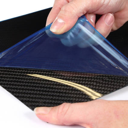 Removing the Protective Film from the Carbon Fibre Veneer