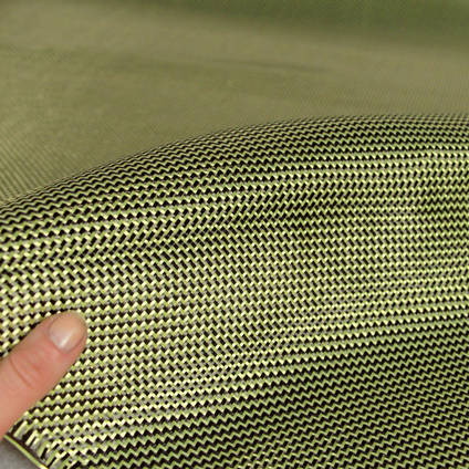 210g 3x1 Twill 3k Carbon Kevlar Cloth In Hand