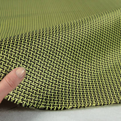 188g Plain Weave 3k Carbon Kevlar Cloth In Hand