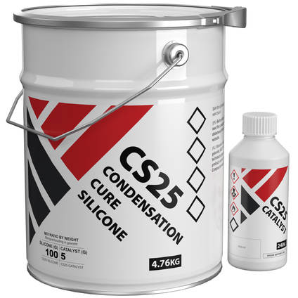 CS25 Condensation Cure Silicone Rubber 5kg Kit