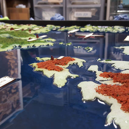 Amazing 3D map created using GlassCast 3 Clear Epoxy Resin