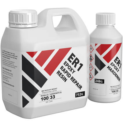 Epoxy Rapid Repair Resin 1 kg-set