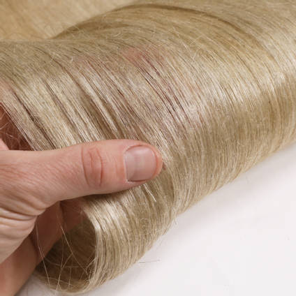 50g Unidirectional Flax Fibre Composite Reinforcement Tape in Hand