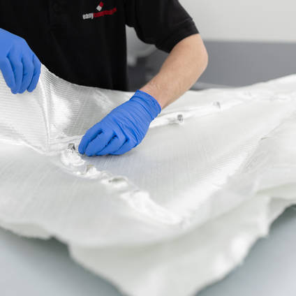 600 g biaxiaal glasweefsel