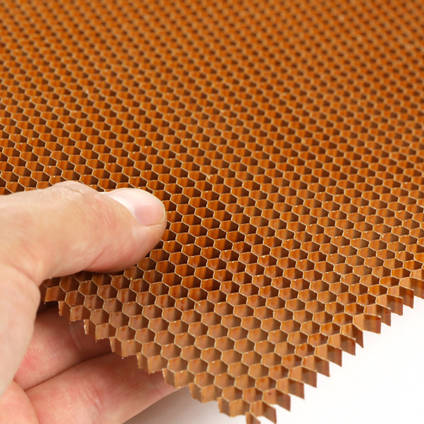 4.8mm Cell 48kg Nomex Honeycomb in Hand