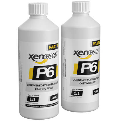 Xencast P6 Toughened Polyurethane Resin 1kg Kit