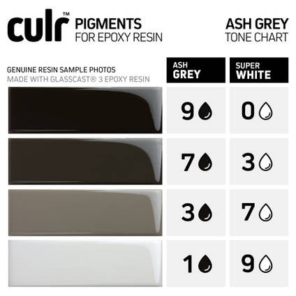 Ash Grey CULR Pigment Tone Chart