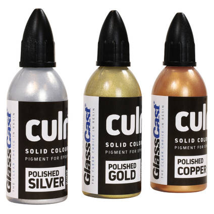 CULR Epoxy Pigment - Metallic Colour Starter Set (3x20ml)