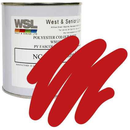 Signal Red Polyester Pigment 500g
