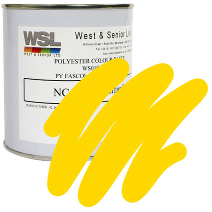 Lemon Yellow Polyester Pigment 500g