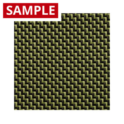 210g 2x2 Twill 3k Carbon Kevlar - SAMPLE