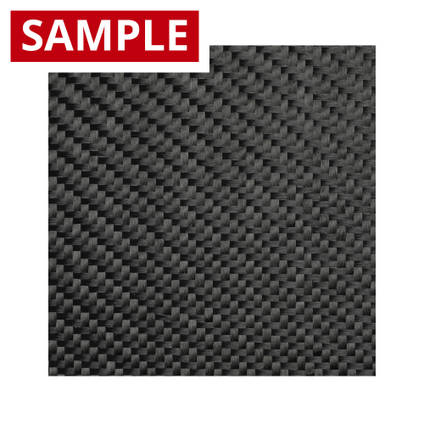 200g 2x2 Twill Black Diolen - SAMPLE