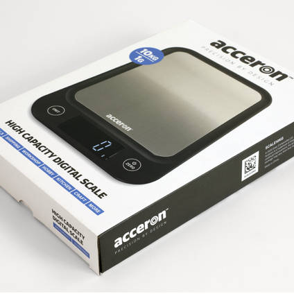 Acceron 10kg High Capacity Digital Scales in Packaging