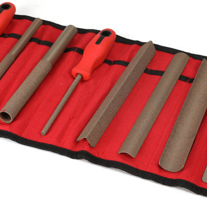 Perma-Grit Fine Round File - Tungsten Carbide Tool For Wood, Plastic, Carbon Fiber & Stone