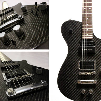 Carbon Fibre Skinned Electric Guitar