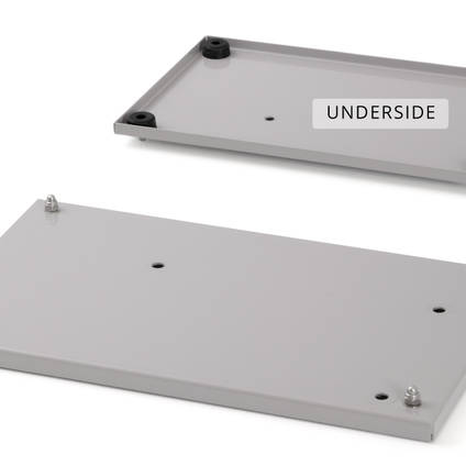 Baseplate for EC20-1 Vacuum Pump - Plate Shown from Top and Bottom