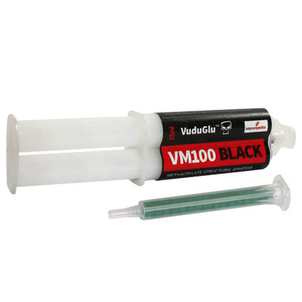 VM100 Black MMA Methyl Methacrylate Adhesive 25ml Syringe