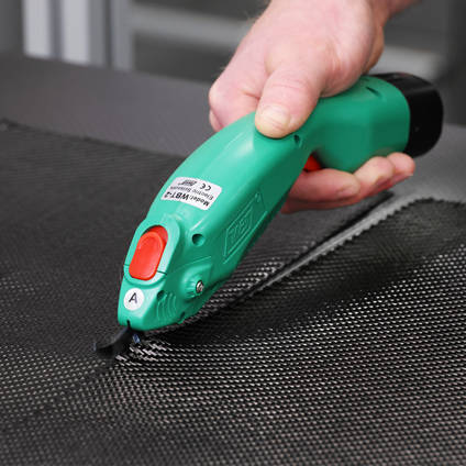 WBT2-C elektrische schaar voor het knippen van koolstofweefsel