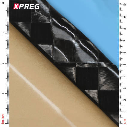 XC130 88g Spread-Tow Prepreg Carbon Fibre with Rulers