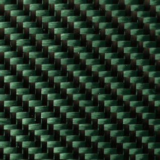 210g Green 2x2 Twill 3k Carbon Fibre Cloth (1000mm) Thumbnail