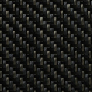 200g 2x2 Twill Carbon Black Twaron Cloth (1000mm) Thumbnail