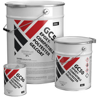 GC50 Epoxy Compatible Clear Polyester Gelcoat Thumbnail