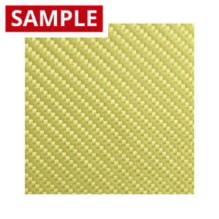 300g 2x2 Twill Weave Kevlar Cloth Fabric - SAMPLE Thumbnail