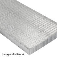 6.4mm (1/4") Cell Aluminium Honeycomb Unexpanded Block Thumbnail