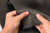 205g 2x2 Twill 3k Carbon Fibre Cloth in Hand Alternative Thumbnail